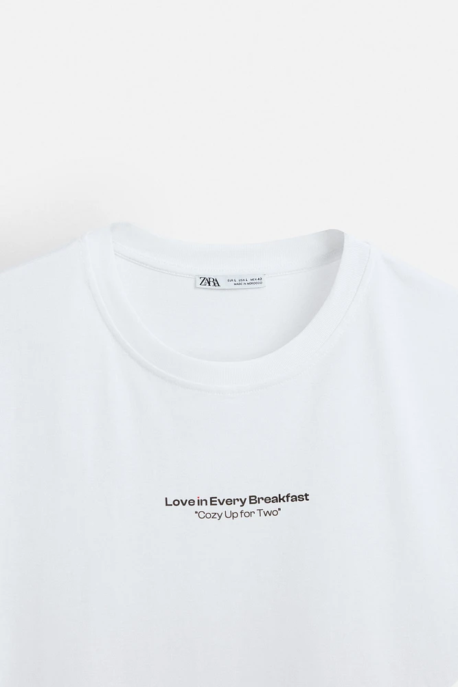 LIMITED EDITION TOAST PRINT T-SHIRT