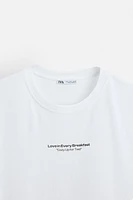 LIMITED EDITION TOAST PRINT T-SHIRT