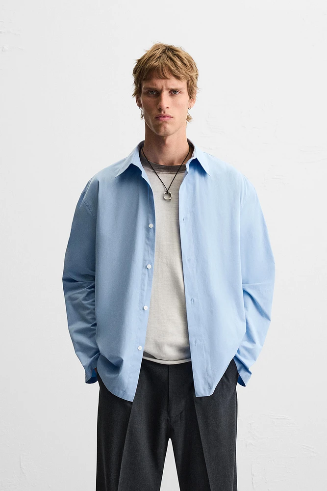 CHEMISE RELAXED FIT PLIS
