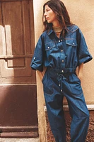 SHORT-SLEEVE LINEN JACKET
