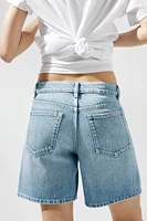 TRF MID-RISE DENIM SHORTS