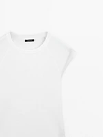T-shirt manches courtes raglan en coton