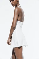 SHORT HALTER DRESS
