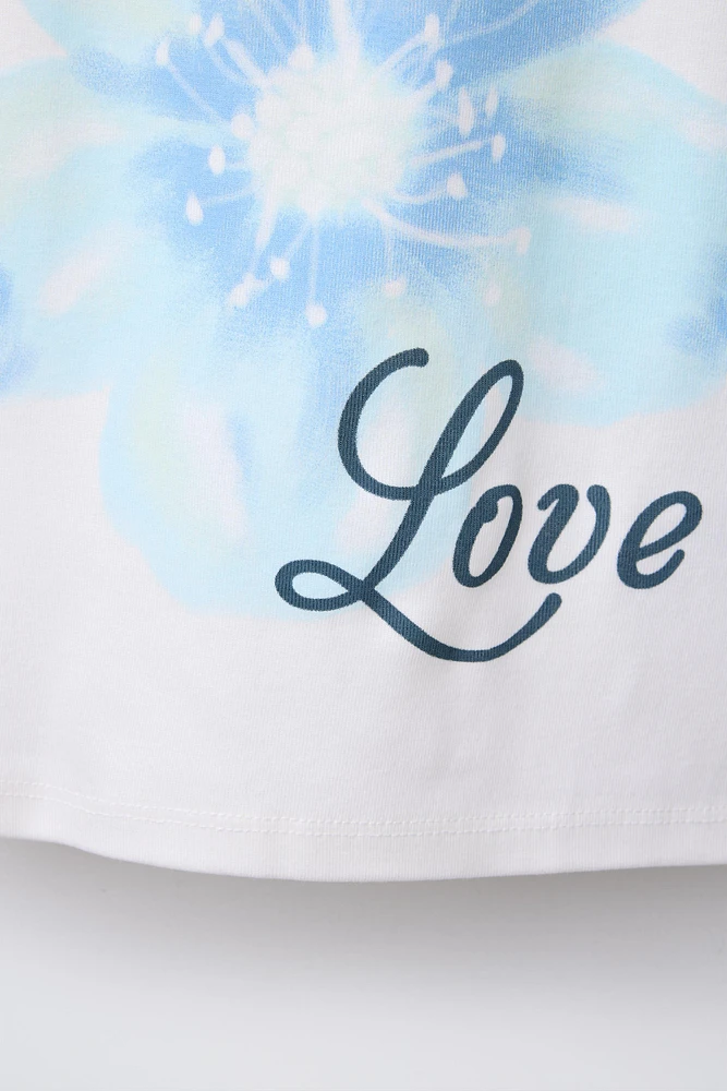 FLOWER PRINT TANK TOP