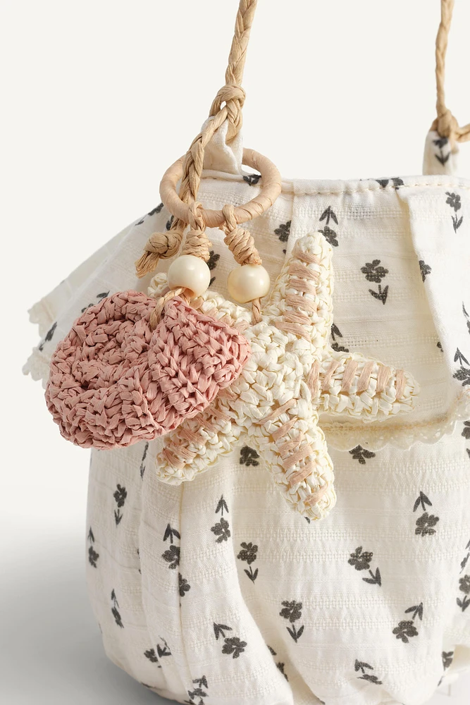 PRINTED BUCKET BAG