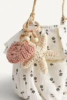 PRINTED BUCKET BAG