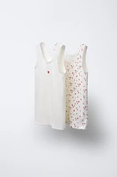6-14 YEARS/ TWO-PACK OF HEART T-SHIRTS