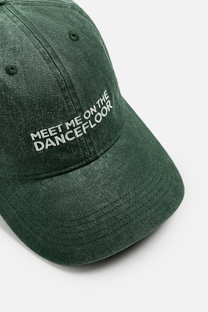 CASQUETTE DÉLAVÉE BRODÉE
