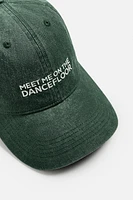 CASQUETTE DÉLAVÉE BRODÉE