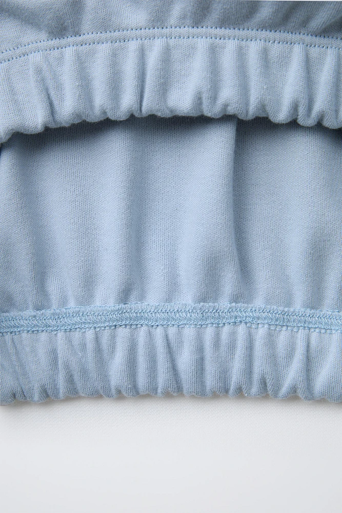 SWEAT À PANNEAUX AVEC INSCRIPTION