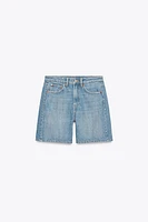 TRF MID-RISE DENIM SHORTS