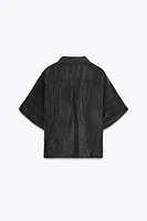 FLOWY POCKET SHIRT