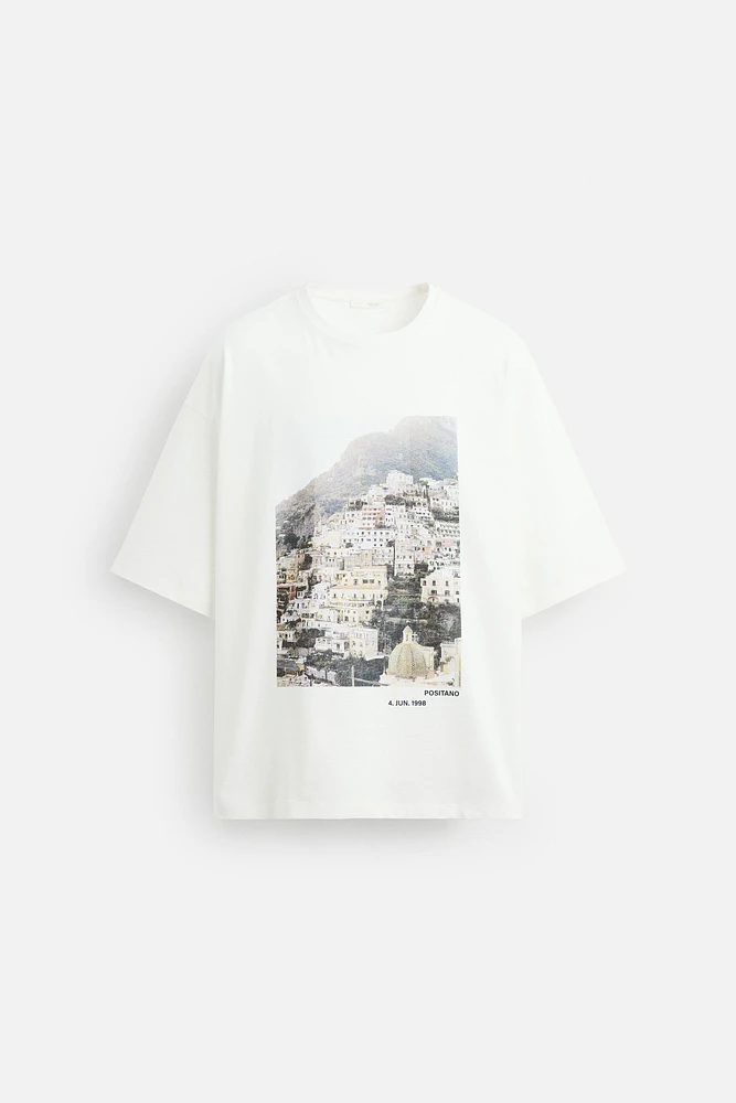 T-SHIRT À IMPRIMÉ PHOTOGRAPHIQUE