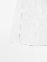 100% cotton regular fit poplin shirt