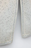JEAN WIDE LEG BRILLANT