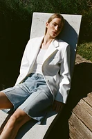 FITTED WAIST BLAZER