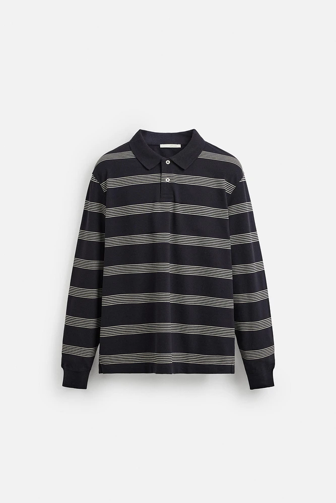POLO PIQUÉ RAYURES