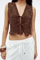 CROCHET VEST TOP