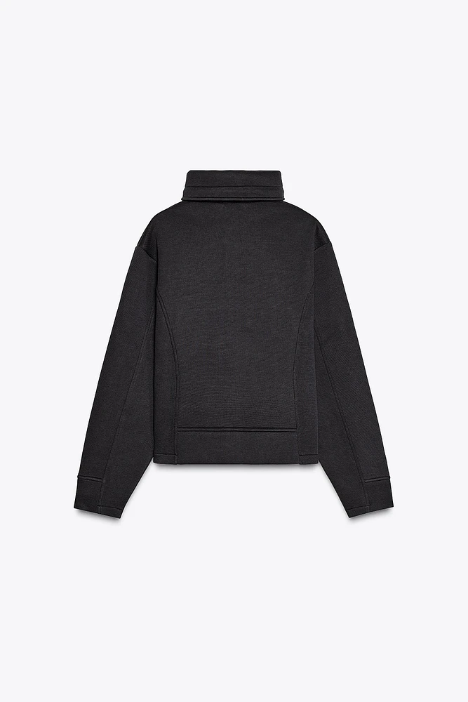 VESTE PIQUÉ ZIP