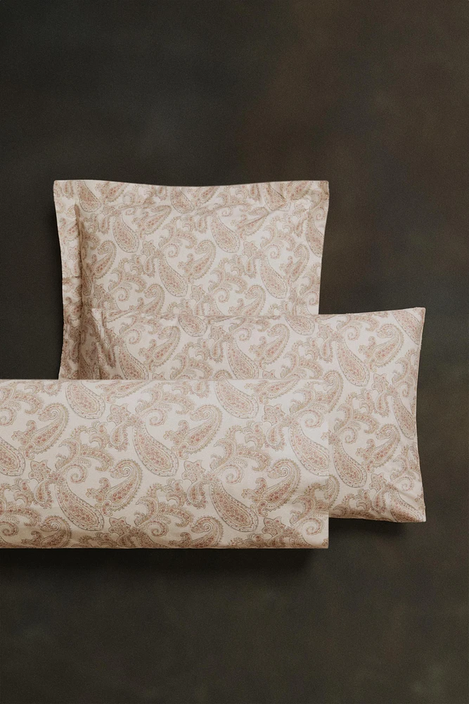 PAISLEY PRINT PILLOWCASE