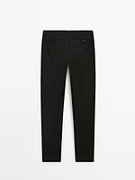 100% wool suit trousers