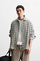 CHEMISE STRUCTURÉE À CARREAUX