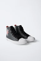 ROLLING STONES © HIGH TOP SNEAKERS