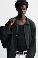 CHEMISE RELAXED FIT STRUCTURÉE
