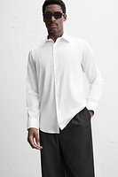 TEXTURED WEAVE TWILL SHIRT