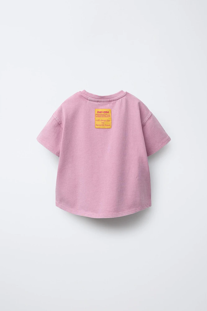 HEAVY WASHED EFFECT NIRVANA ® T-SHIRT
