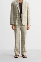 LIMITED EDITION CHECKED SUIT PANTS