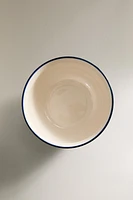 BOWL WITH RIM