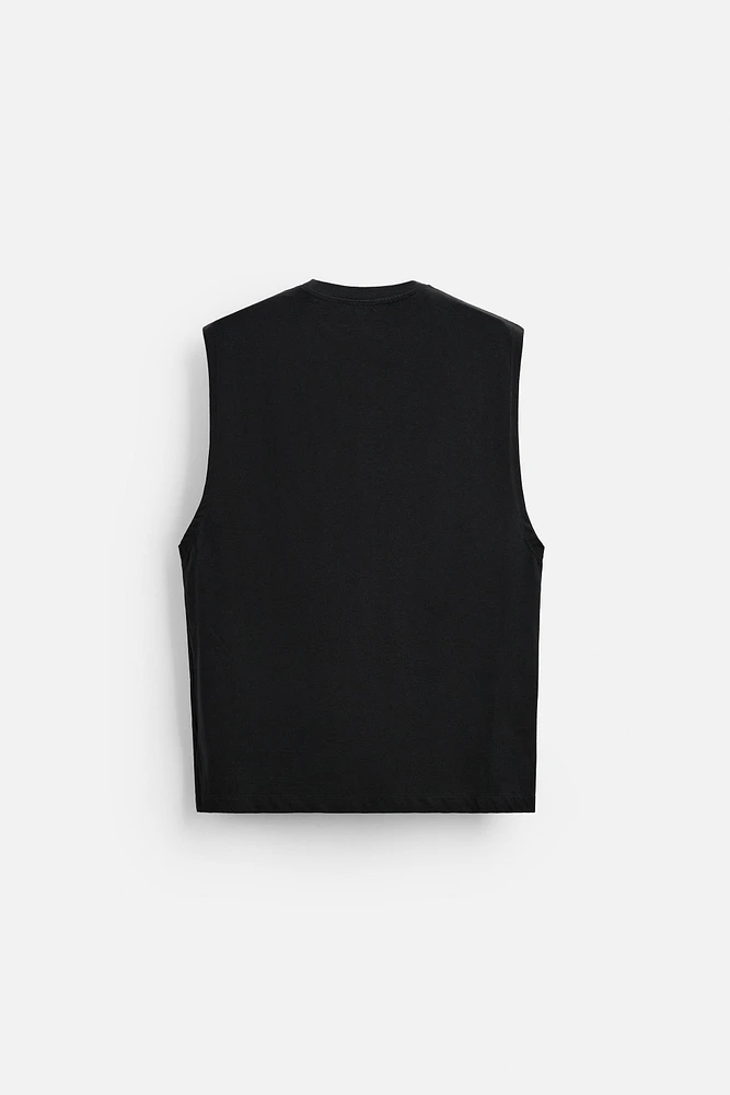RELAXED FIT TANK T-SHIRT