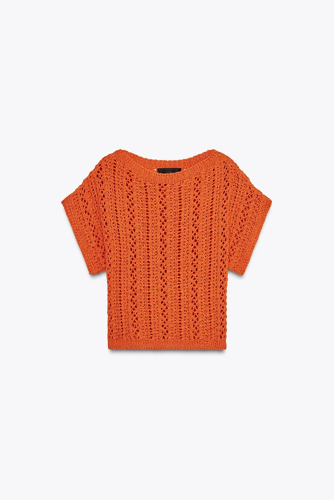 KNIT CROP TOP