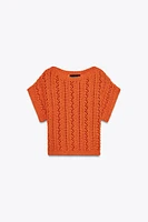 KNIT CROP TOP