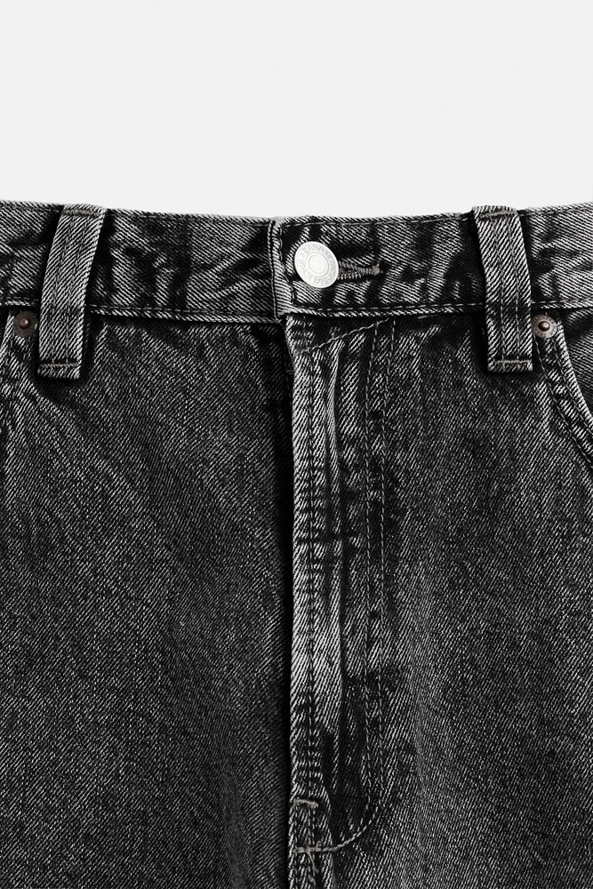 CROPPED WIDE LEG JEANS