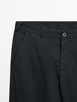 Slim fit trousers