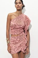 ASYMMETRIC JACQUARD TOP