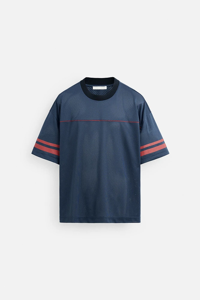 T-SHIRT STRUCTURE OUVERTE VARSITY