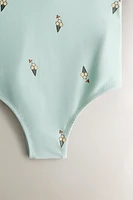 CHILDREN’S ICE CREAM RUFFLED BEACH SWIMSUIT