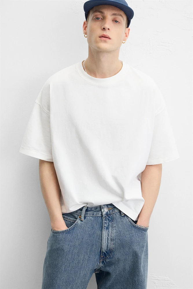 LIGHTWEIGHT WASHED BOXY FIT T-SHIRT