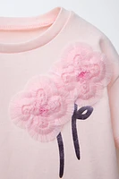 TULLE APPLIQUÉ T-SHIRT