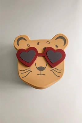CHILDREN’S CHEETAH SILICONE LUNCH BOX