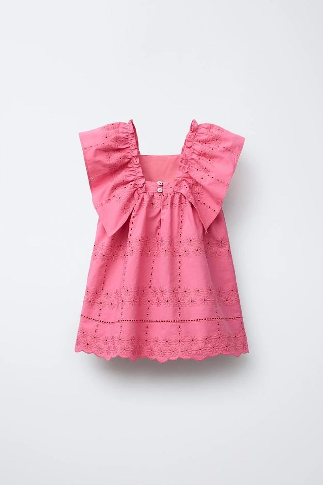 ROBE FLEURS BRODÉES