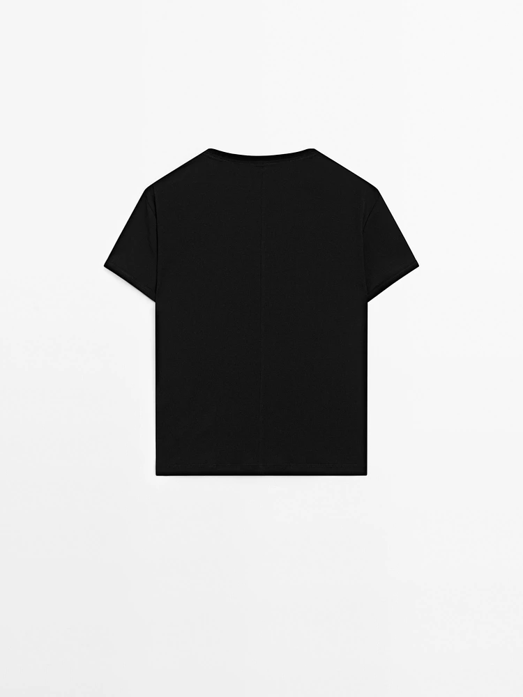100% cotton short-sleeve T-shirt