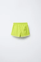 6-14 YEARS/ PALM TREE SWIM SHORTS