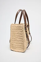 MINI SAC SHOPPER AVEC TOP TRESSÉ