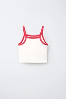 TEXT PRINT MODAL T-SHIRT