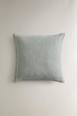 LINEN THROW PILLOW COVER