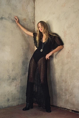 ROBE EN MAILLE CROCHET KATE MOSS X ZARA